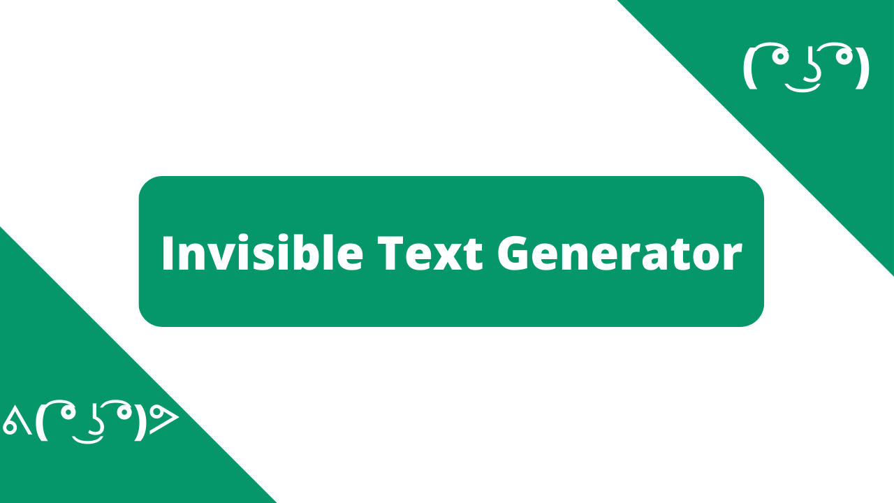 Invisible Text